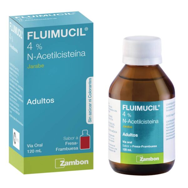 Fluimucil Adulto Jarabe Acetilcisteina 4% 120 Ml