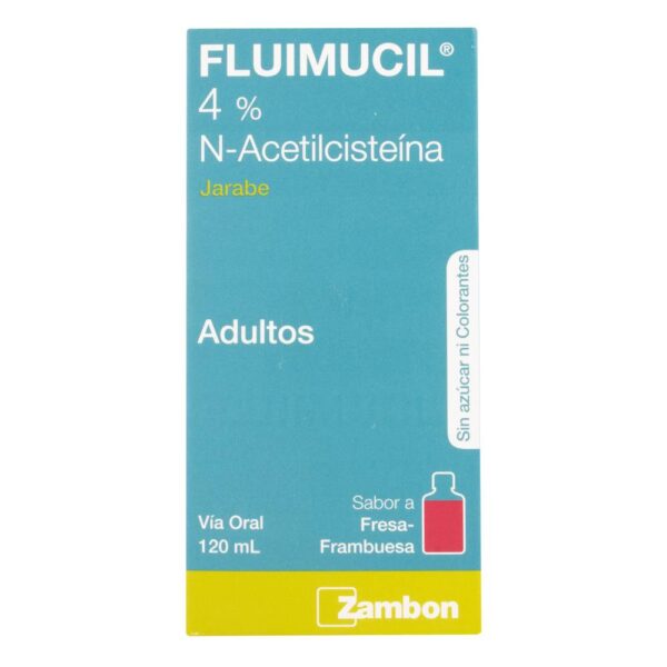 Fluimucil Adulto Jarabe Acetilcisteina 4% 120 Ml - Imagen 2