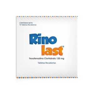 Rinolast 120 Mg 10 Tabletas Fexofenadina