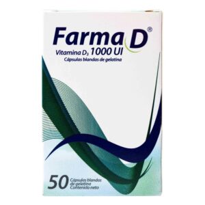 Vitamina D3 Farma D 1000 Ui 50 Capsulas