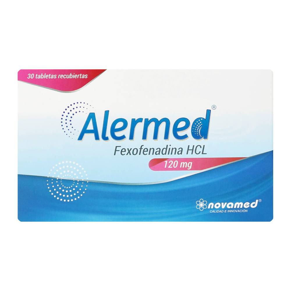 Alermed 120mg 30 Tabletas Recubiertas Fexofenadina - Imagen 2