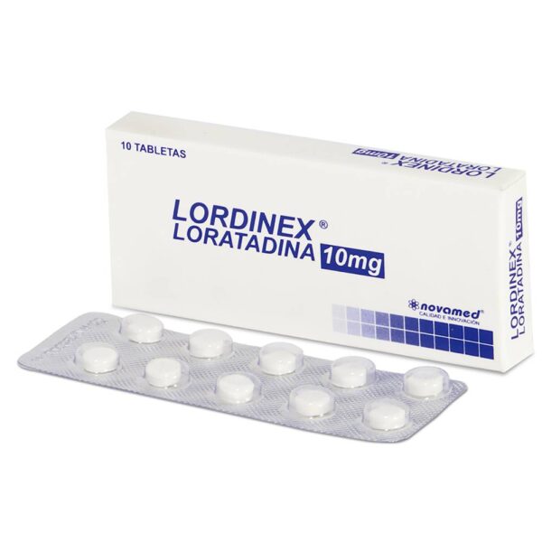 Lordinex Loratadina 10 Mg 10 Tabletas - Imagen 2