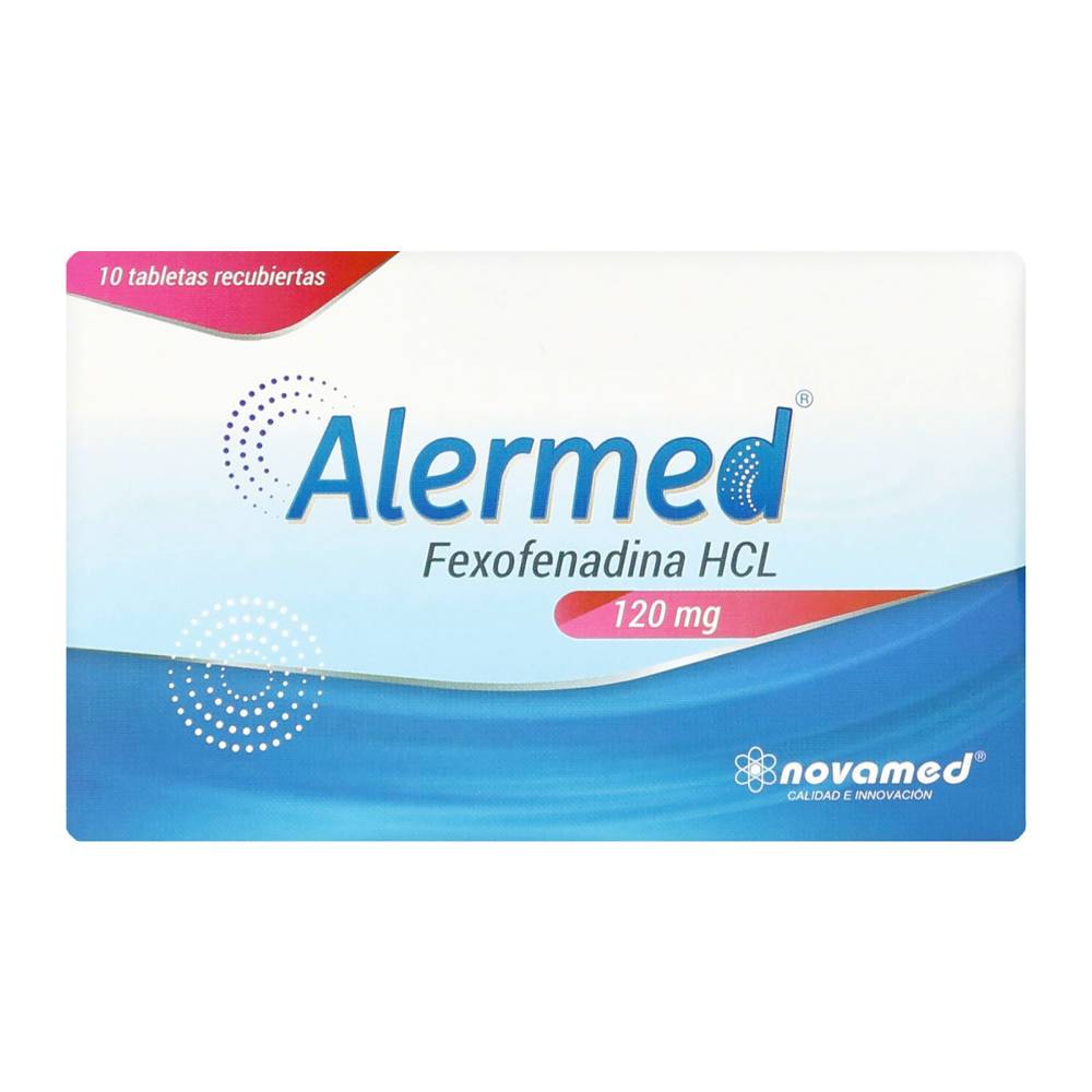 Alermed 120mg 10 Tabletas Recubiertas Fexofenadina - Imagen 2