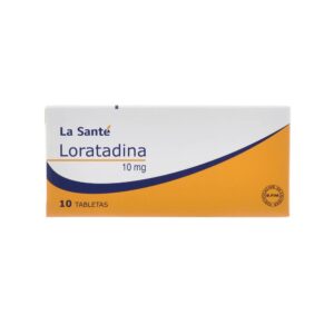 Loratadina 10 Mg 10 Tabletas La Sante