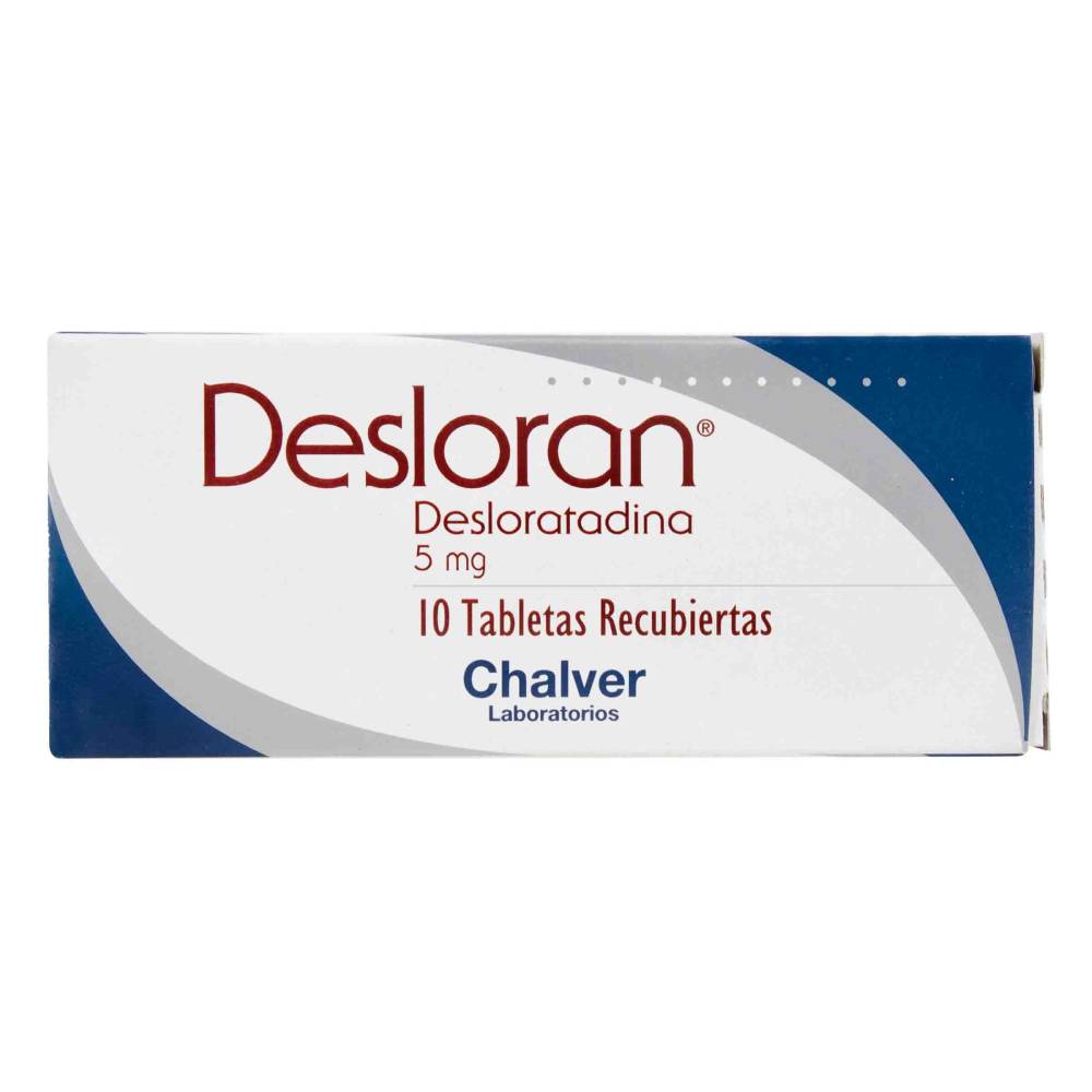 Desloran Desloratadina 5 Mg 10 Tabletas