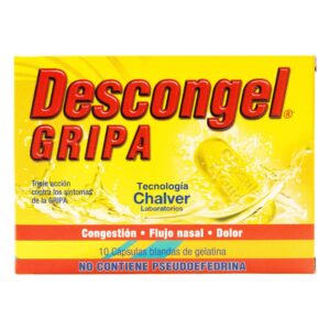 Descongel Gripa 10 Capsulas Blandas Gelatina