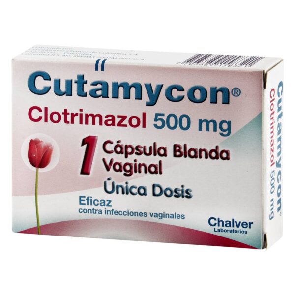 Clotrimazol Cutamycon 500 Mg 1 Capsulas blanda Vaginal - Imagen 2