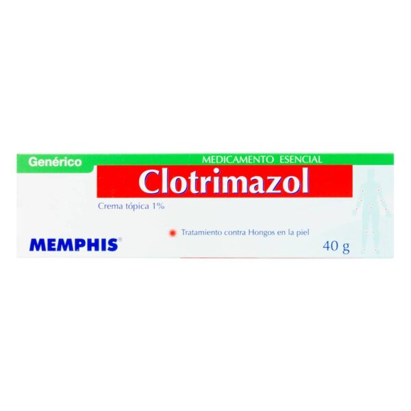 Clotrimazol Para Hongos Crema 1% 40 Gr Memphis