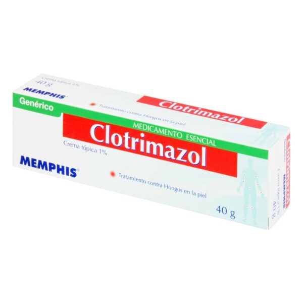 Clotrimazol Para Hongos Crema 1% 40 Gr Memphis - Imagen 2