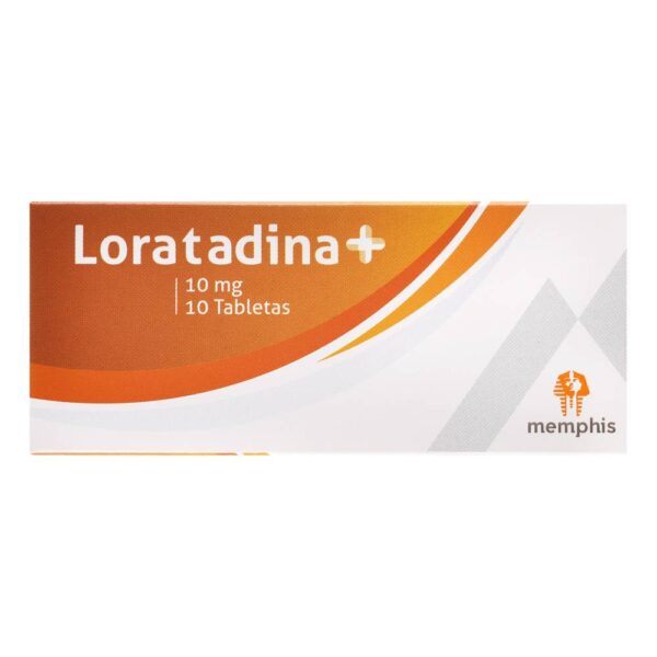 Loratadina 10 Mg 10 Tabletas Memphis - Imagen 2