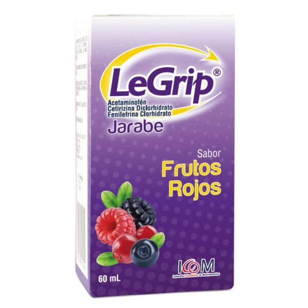 Legrip Kids Frutos Rojos 60 Ml Antigripal Multisíntomas