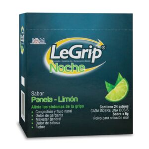 Legrip Noche 24 Sobres Antigripal Congestión y Flujo nasal
