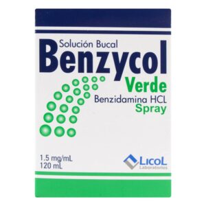 Benzycol Spray Verde 120 Ml Bencidamina