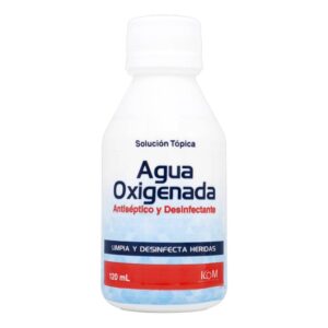 Agua Oxigenada 120 Ml Icom Antiséptico Y Desinfectante