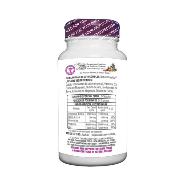 Isoflavonas De Soya 50 Capsulas - Imagen 2