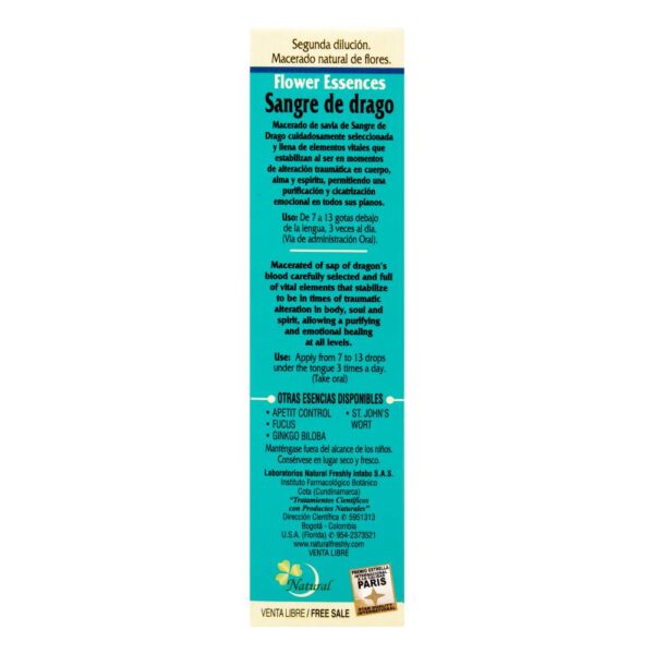 Esencia Floral Sangre De Dragon 25 Ml - Imagen 3