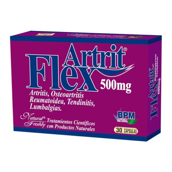 Flex Artrit 30 Capsulas Lumbalgias Tendinitis Osteoartritis
