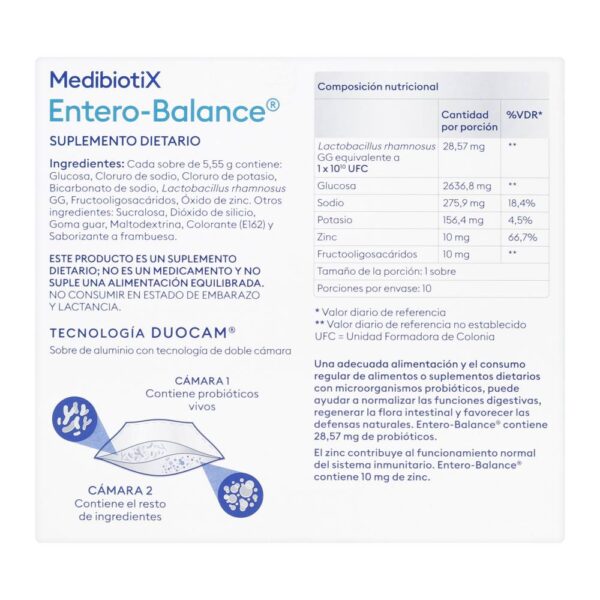 Entero-balance Probióticos 10 Sobres - Imagen 3