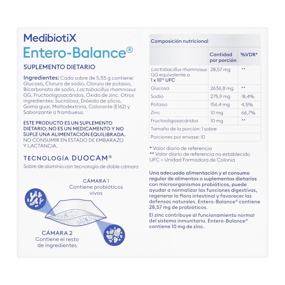 Entero-balance Probióticos 10 Sobres - Imagen 3