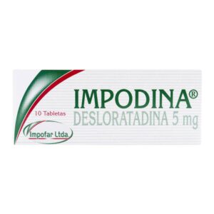 Impodina Desloratadina 5 Mg 10 Tabletas