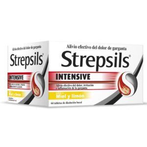 Strepsils Intensive Miel Y Limón 64 Tabletas