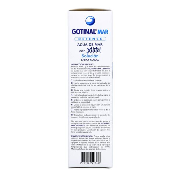 Gotinal Defense 100 Ml Higiene Y Descongestión Nasal - Imagen 4