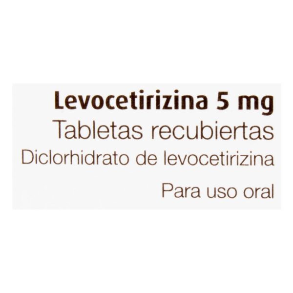 Glencet 5 Mg 10 Tabletas Levocetirizina - Imagen 3