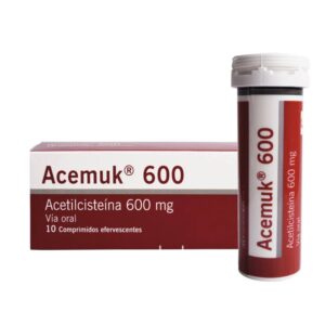 Acemuk Acetilcisteina 600 Mg 10 Comprimidos Efervecentes