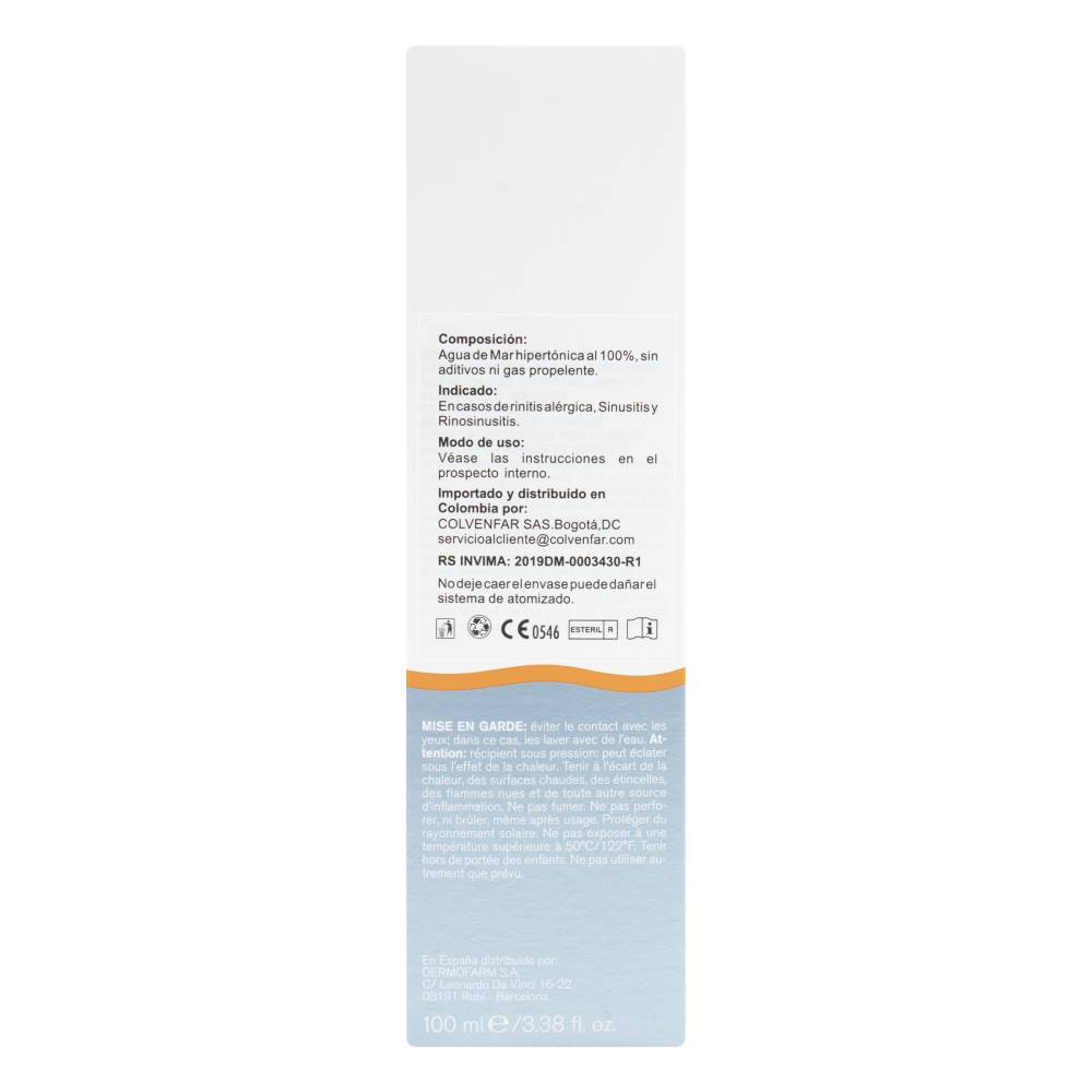 Tonimer Hipertonica Baby Spray 100 ml Higiene Nasal - Imagen 3