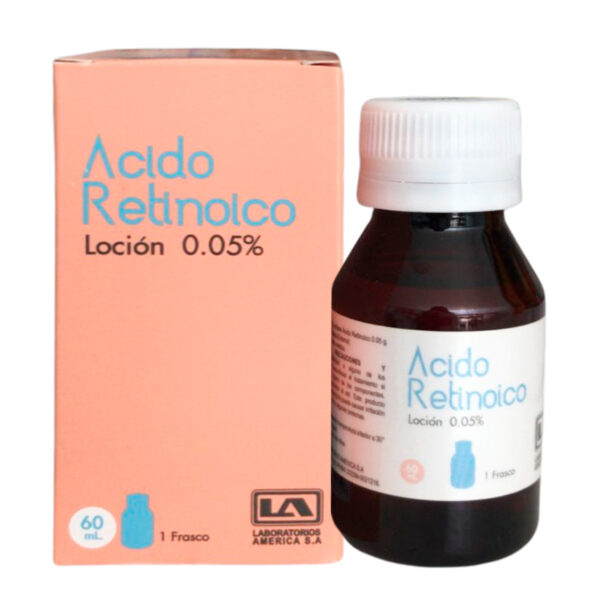 Ácido Retinoico 0.05% Loción 60 Ml Antiacné Quita Manchas