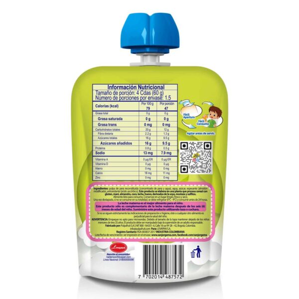 Compota San Jorge Pera 90 g - Imagen 2