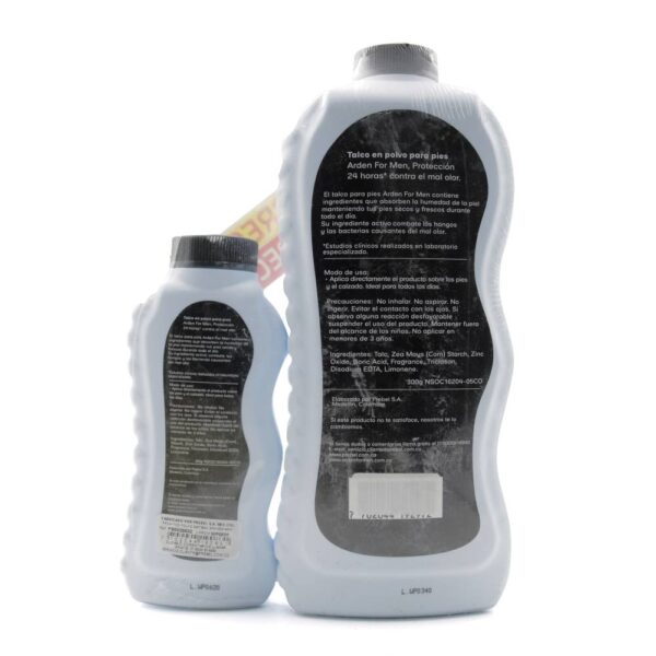 Talco Desodorante Arden For Men Pies 300 Gr + 85 Gr - Imagen 2
