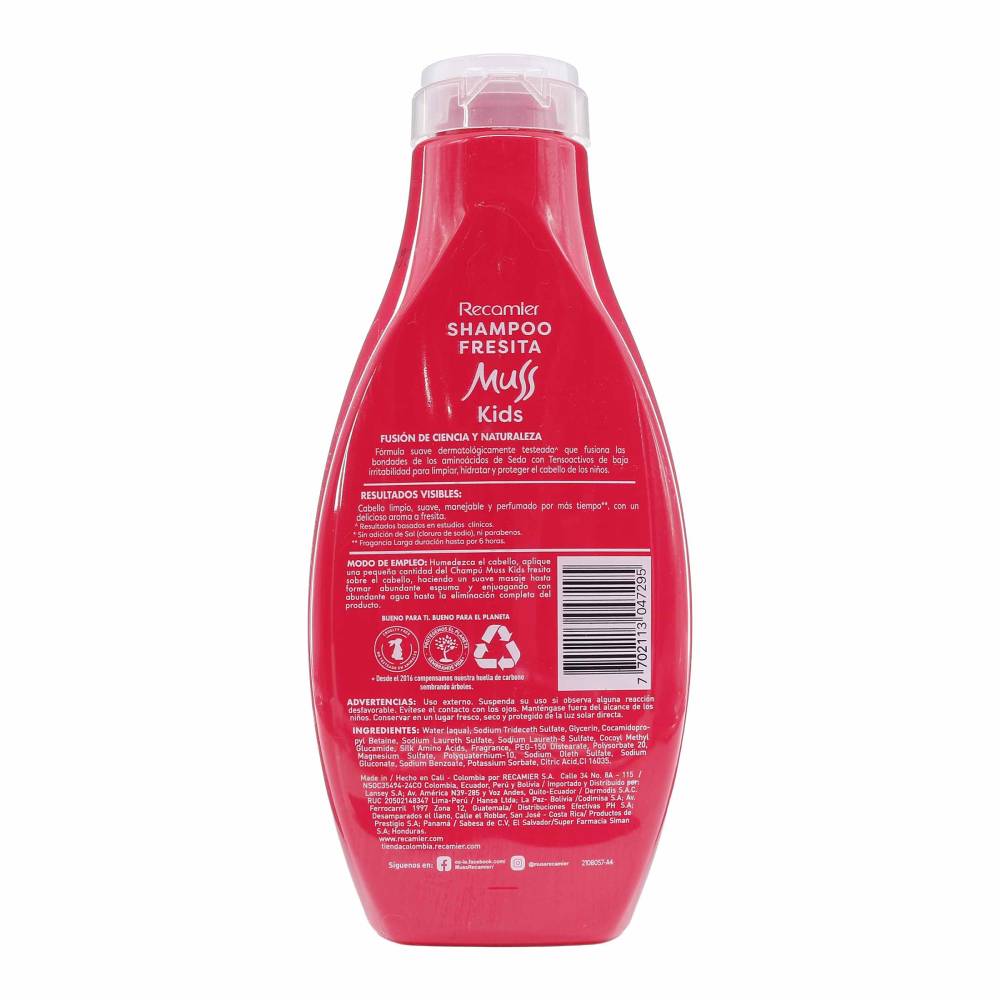 Shampoo Muss Kids Fresita 400 ml