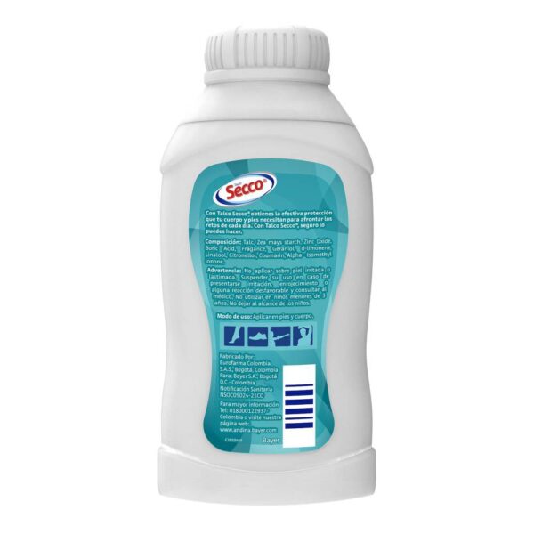 Talco Secco Acción Desodorante 90 Gr - Imagen 2