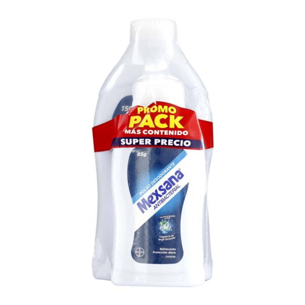 Talco Mexsana Proteccion Antibacterial 150 Gr + Talco 85 Gr