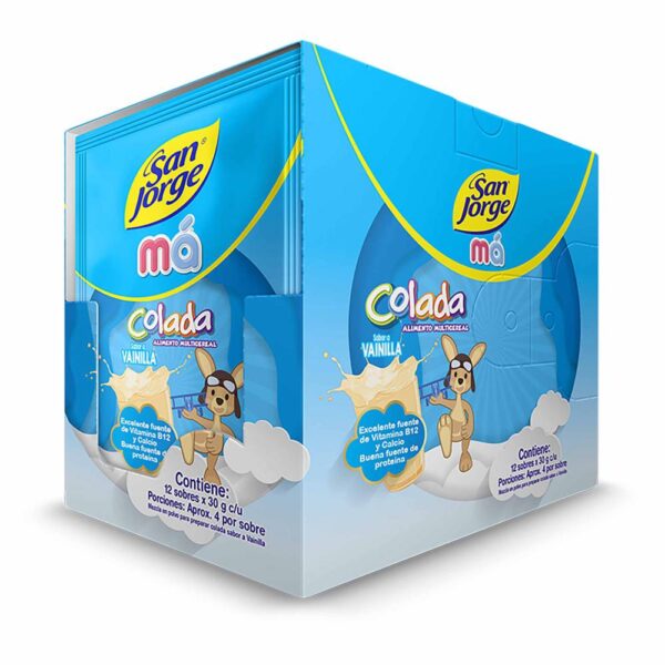 Colada San Jorge Vainilla 12 Unidades 30 g