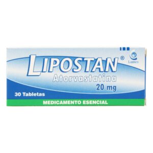 Lipostan 20 Mg 30 Tabletas