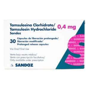 Tamsulosina 0.4 Mg 30 Cap Sz