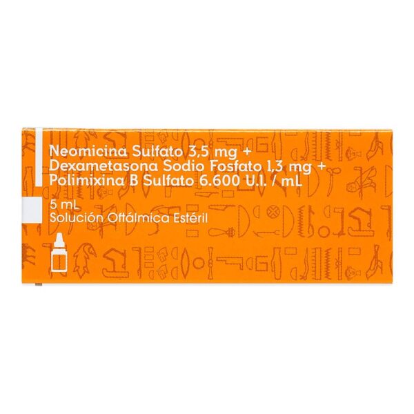 Dexametasona + Polimixina + Neomicina Solución Oftalmico 5Ml Memphis - Imagen 4