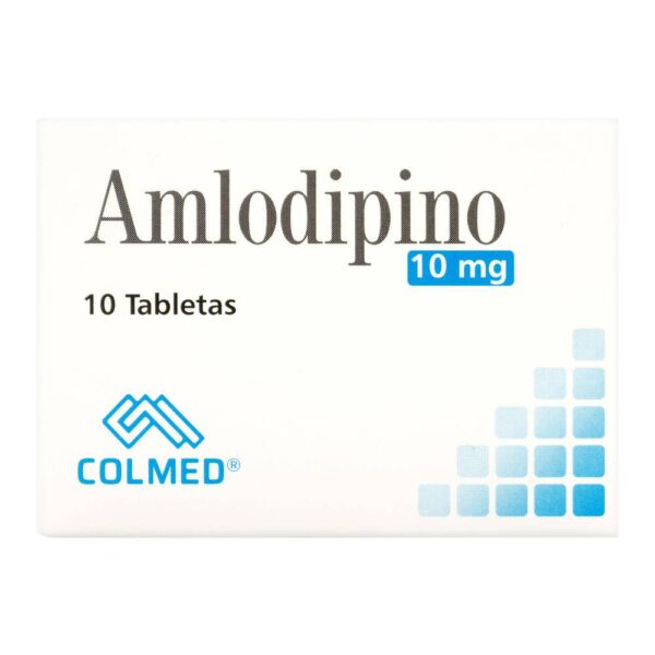 Amlodipino 10 Mg 10 Tabletas Colmed