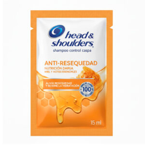 Shampoo Head Shoulders Antiresequedad 15 ml 12 Sobres