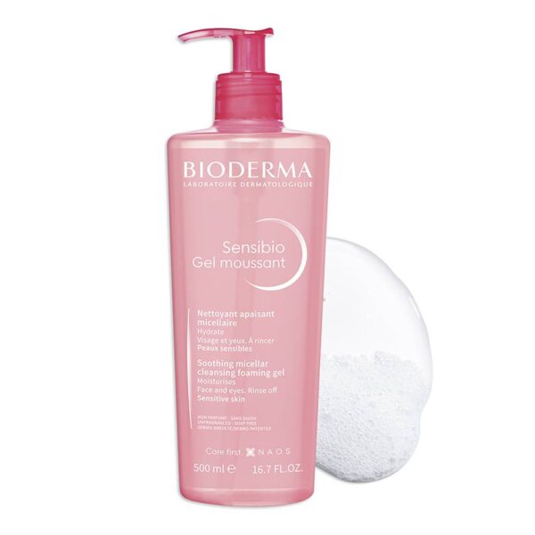 Gel Limpiador Sensibio Moussant Bioderma 500 Ml Sensible - Imagen 3