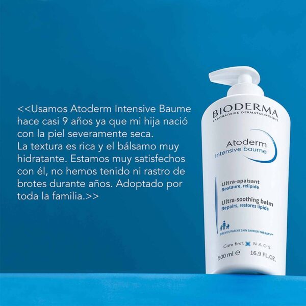 Atoderm Intensive Baume Piel Muy Seca 500 ml Bioderma - Imagen 4