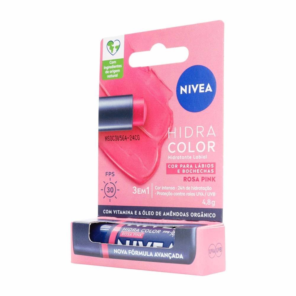 Labial Nivea Hidra Color Rosado - Imagen 2