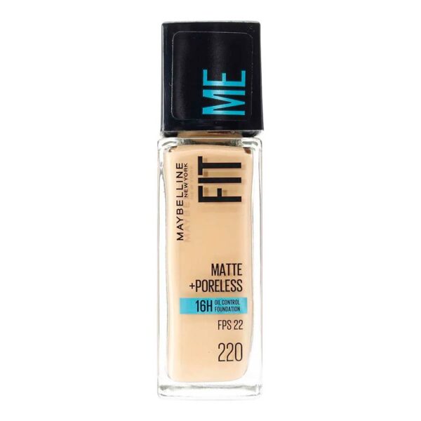 Base Liquida Maybelline Fit Me Mate + Poreless Fps 220