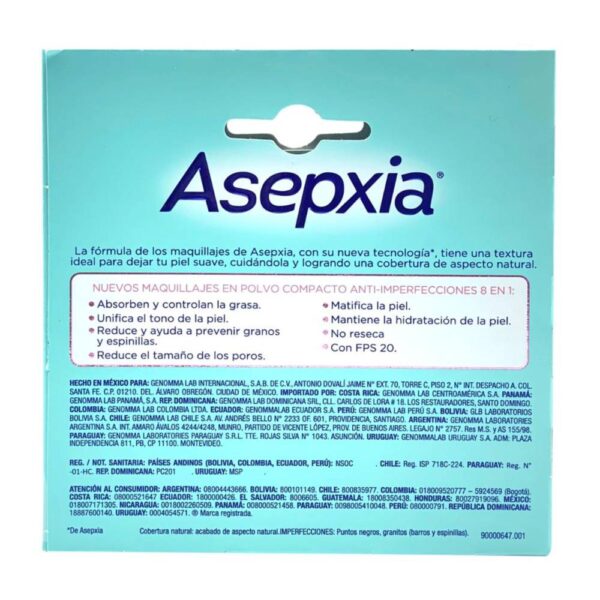Polvo Compacto Asepxia Natural - Imagen 2
