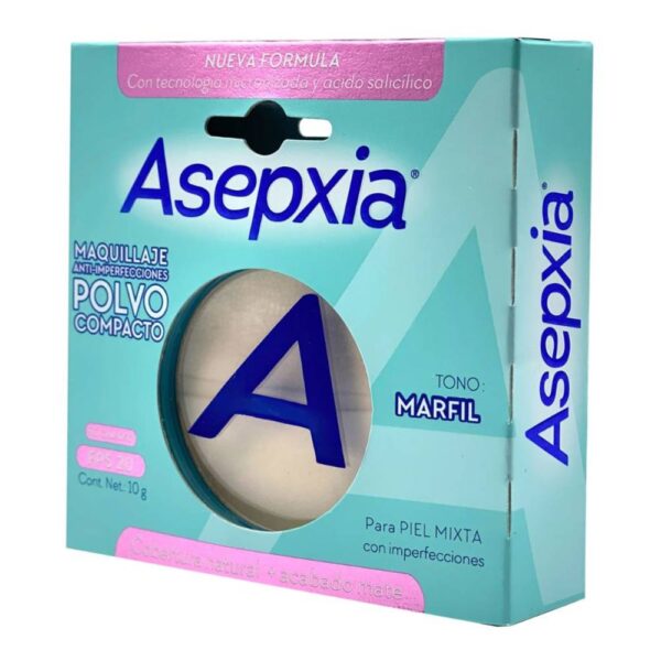 Polvo Compacto Asepxia Marfil mate - Imagen 2
