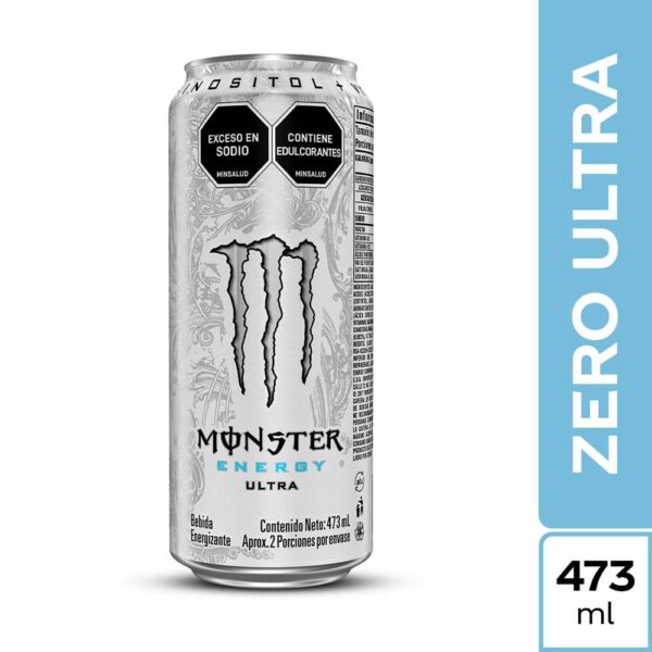 Bebida Energizante Monster Ultra 473 ml