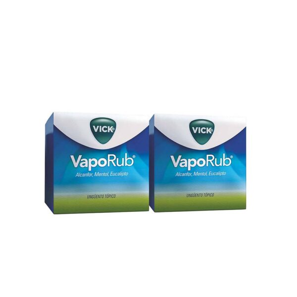 2 Vick Vaporub 50 g Alivio De Síntomas Gripales