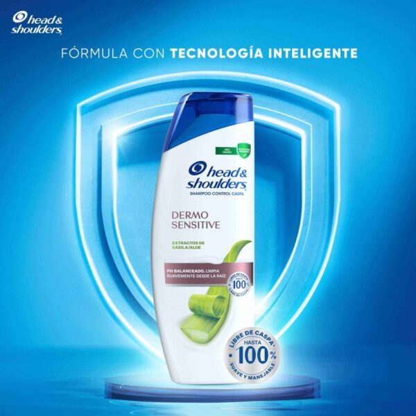 Shampoo Head Shoulders Dermo Sensitive 650 ml - Imagen 3